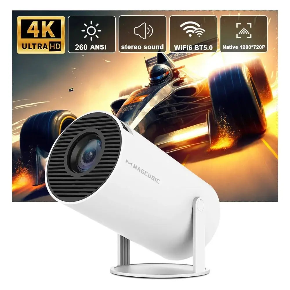 Hypears Smart 4K Vision Projector - Home Cinema Outdoor Projector